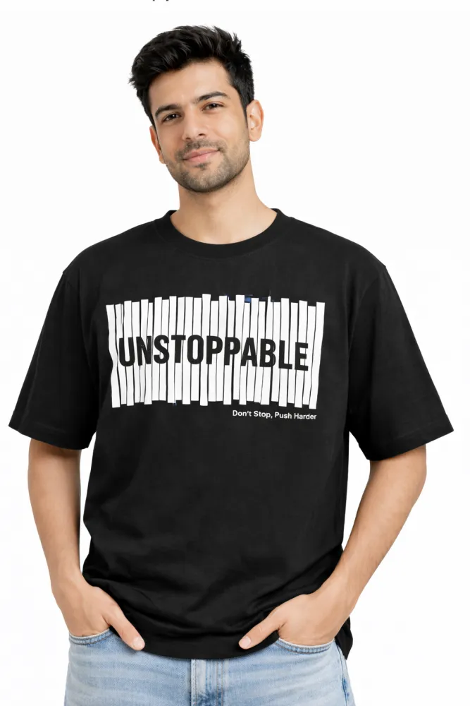 Unisex Oversized Graphic Printed T-Shirt for Men & Women – 