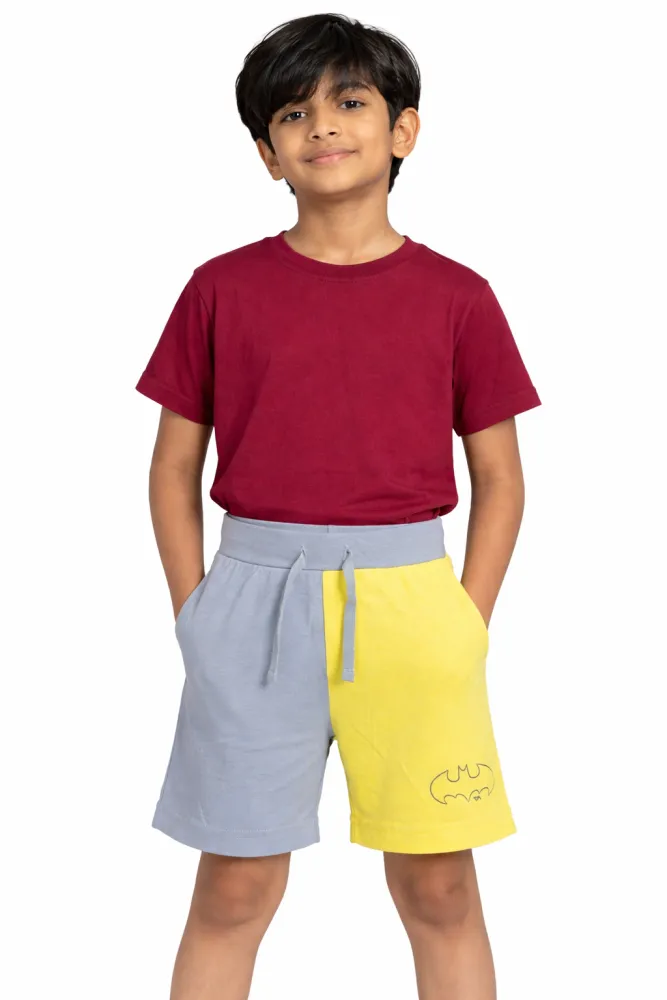 Kids Dual-Colour Cotton Shorts for Boys & Girls | Soft Casual Summer Wear