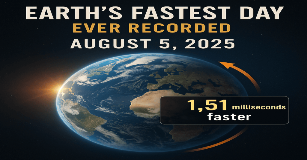 Earth’s Fastest Day