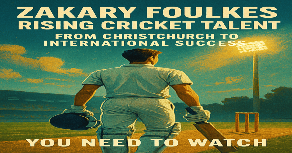 Zakary Foulkes: New Zealand’s Rising Cricket Star You Need to Know 2025 5 Zakary Foulkes